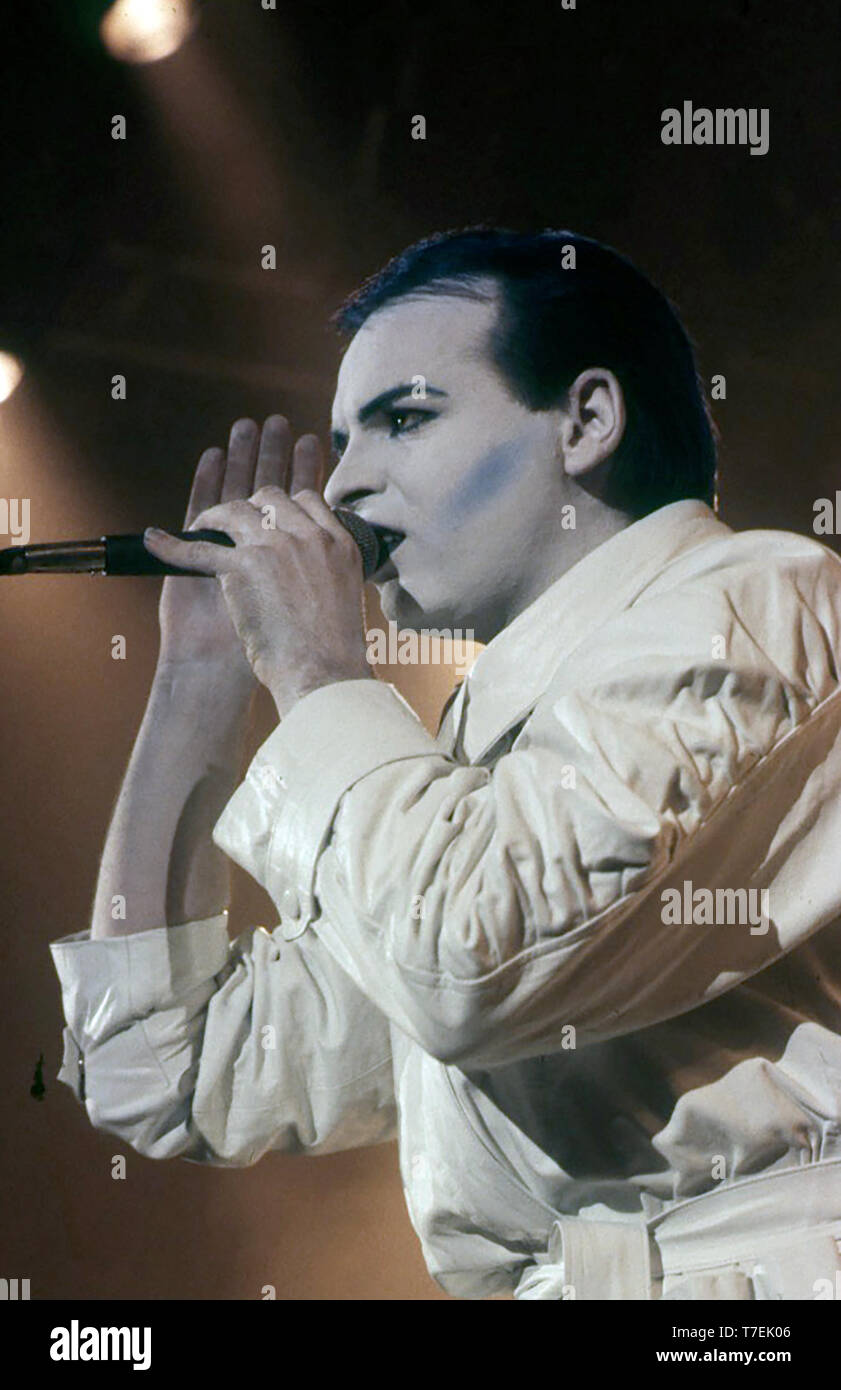 GARY NUMAN English pop singer and musician about 1984 Stock Photo