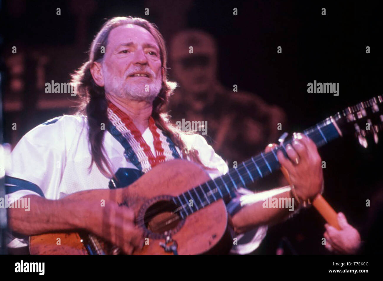 WILLIE NELSON American Country musician and film actor about 1982 Stock Photo