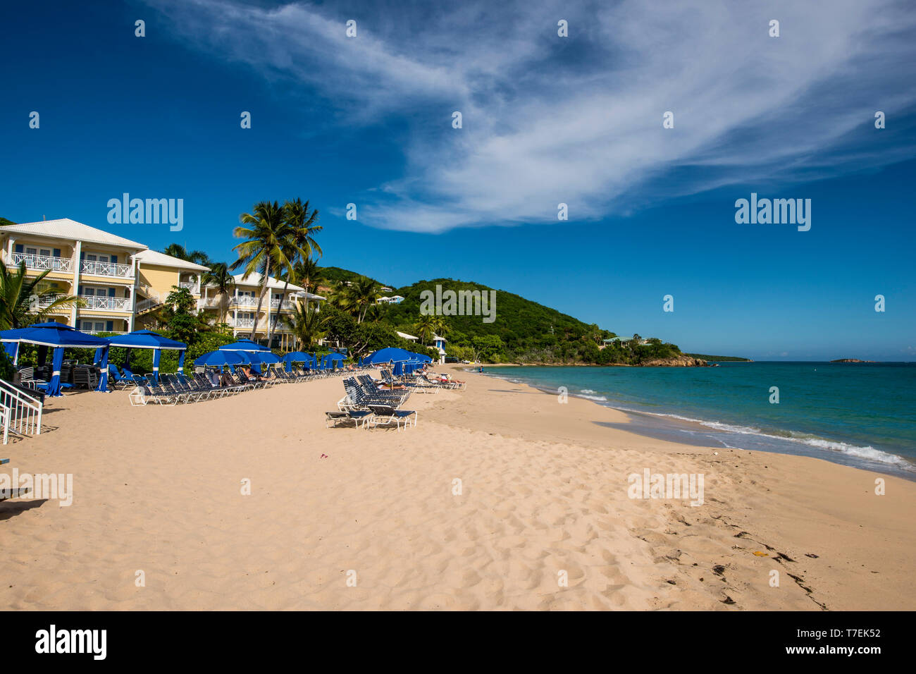 Marriott's Frenchman's Reef & Morning Star Beach Resort, Morningstar Beach, St. Thomas, US Virgin Islands. Stock Photo