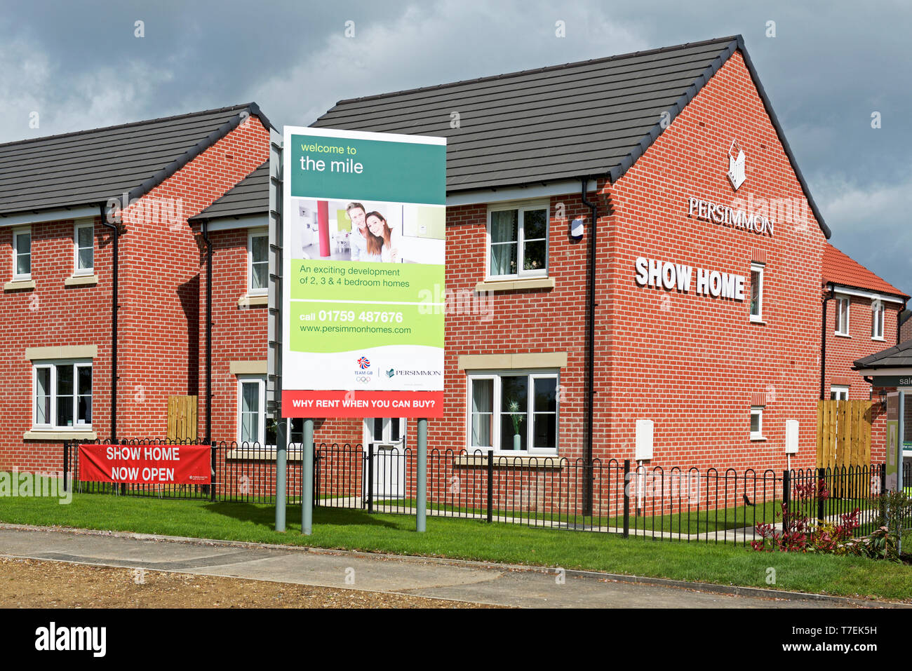 Houses in the Mile, a new housing development by Persimmon Homes near