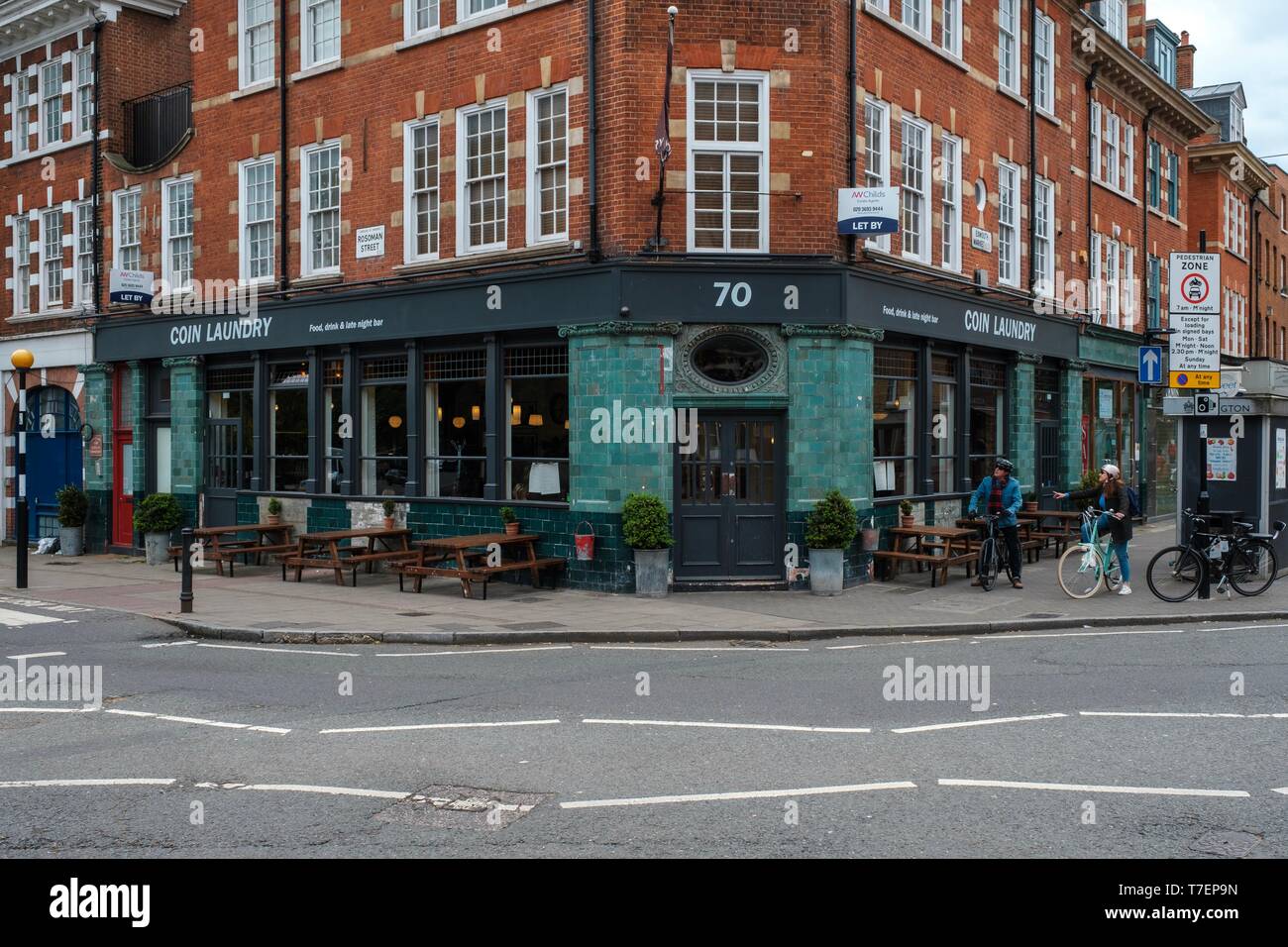 Coin Laundry, Rosoman Street, London Stock Photo Alamy