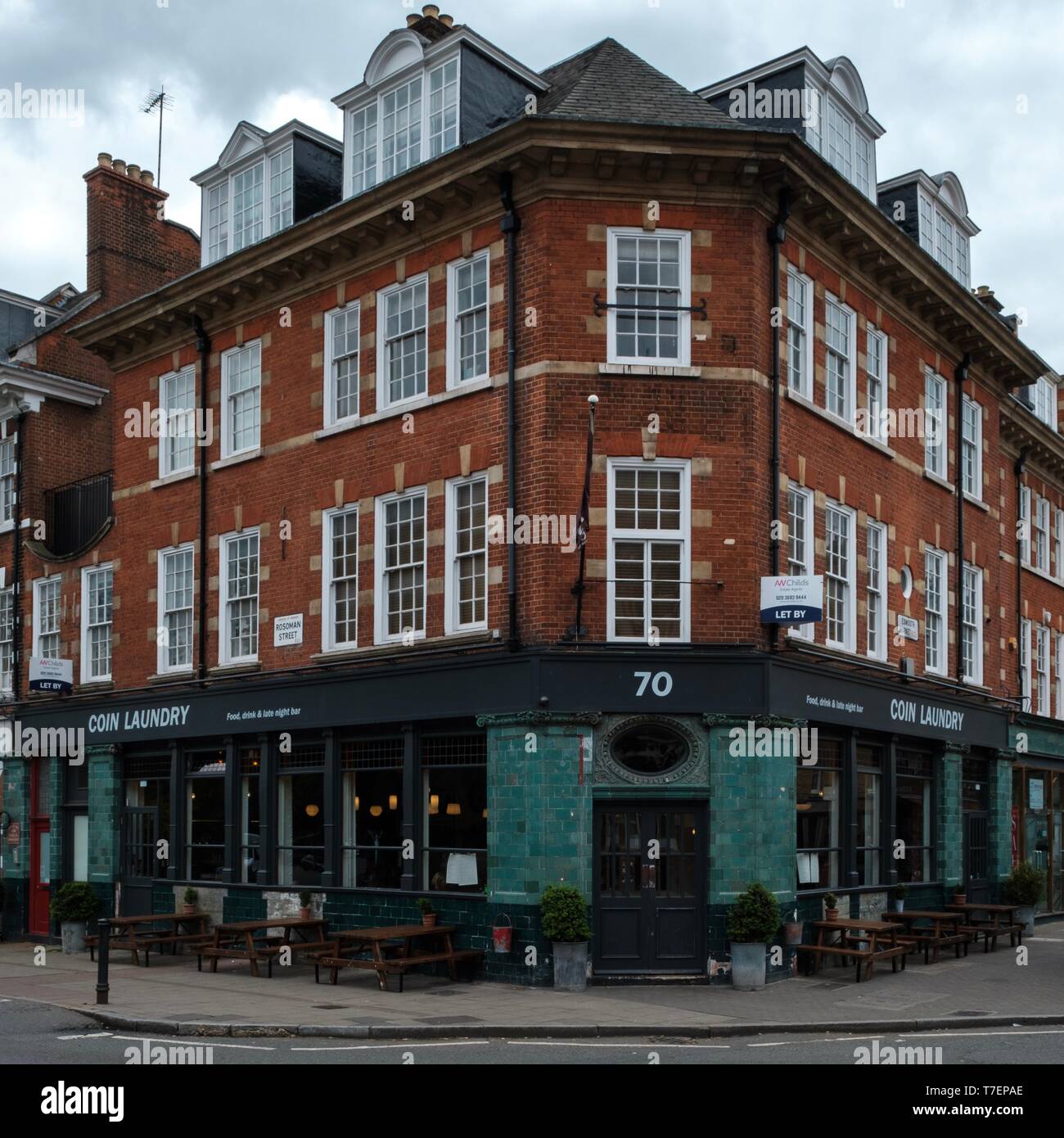 Coin Laundry, Rosoman Street, London Stock Photo Alamy
