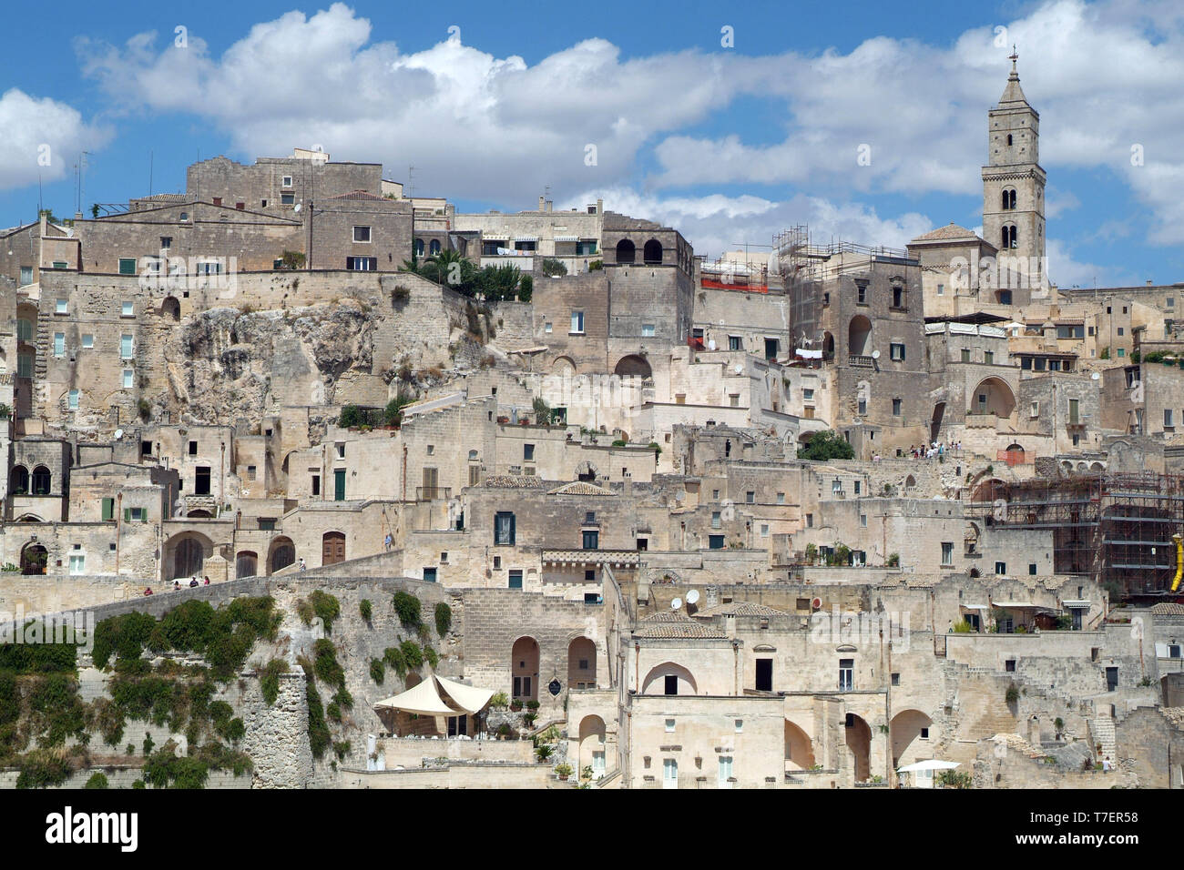 Matera, Basilicata, Italy, The Sassi and the Park of the Rupestrian Churches of Matera, UNESCO World Heritage Centre Stock Photo