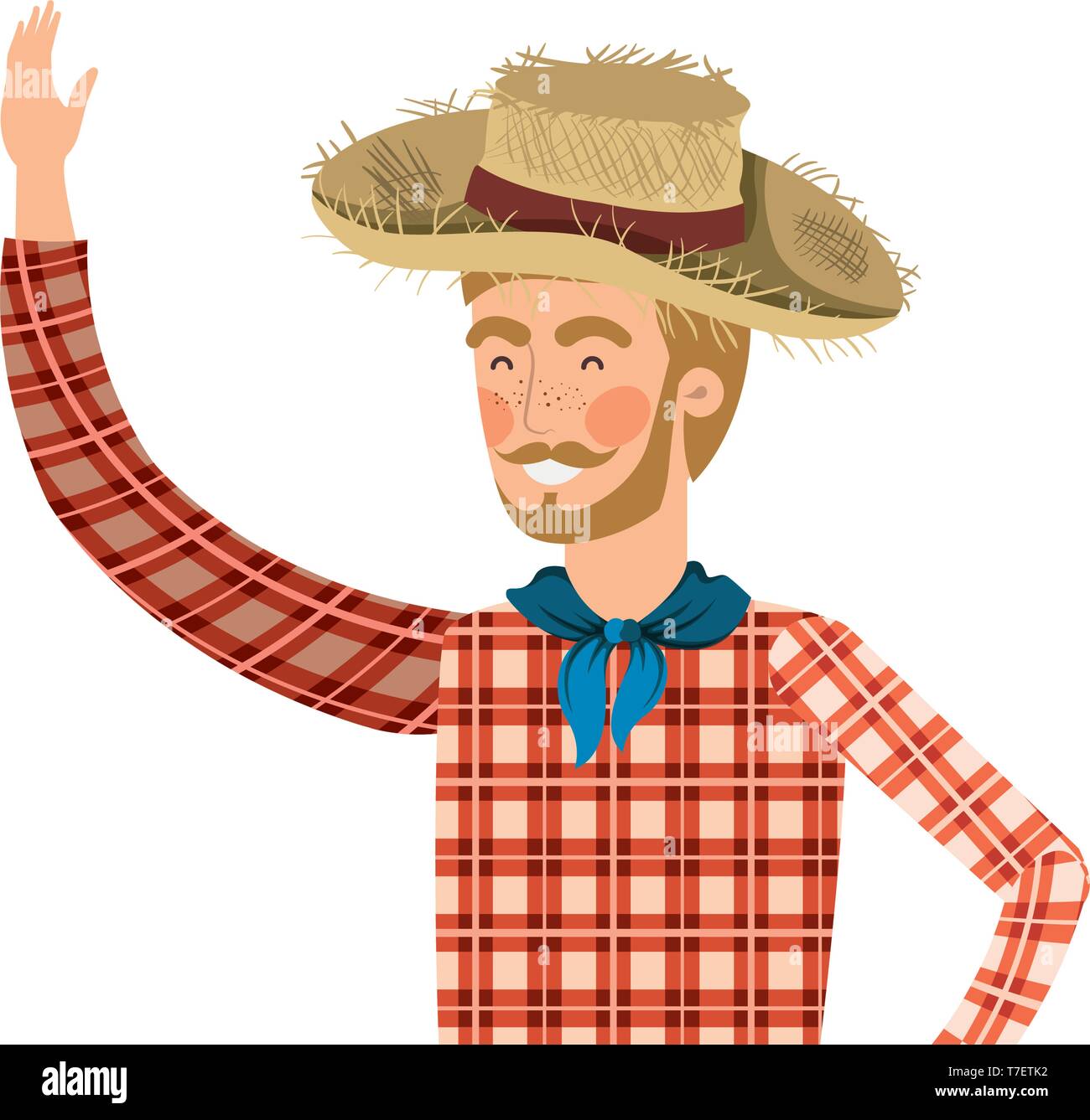 gardener hat straw isolated icon vector illustration design Stock Vector  Image & Art - Alamy