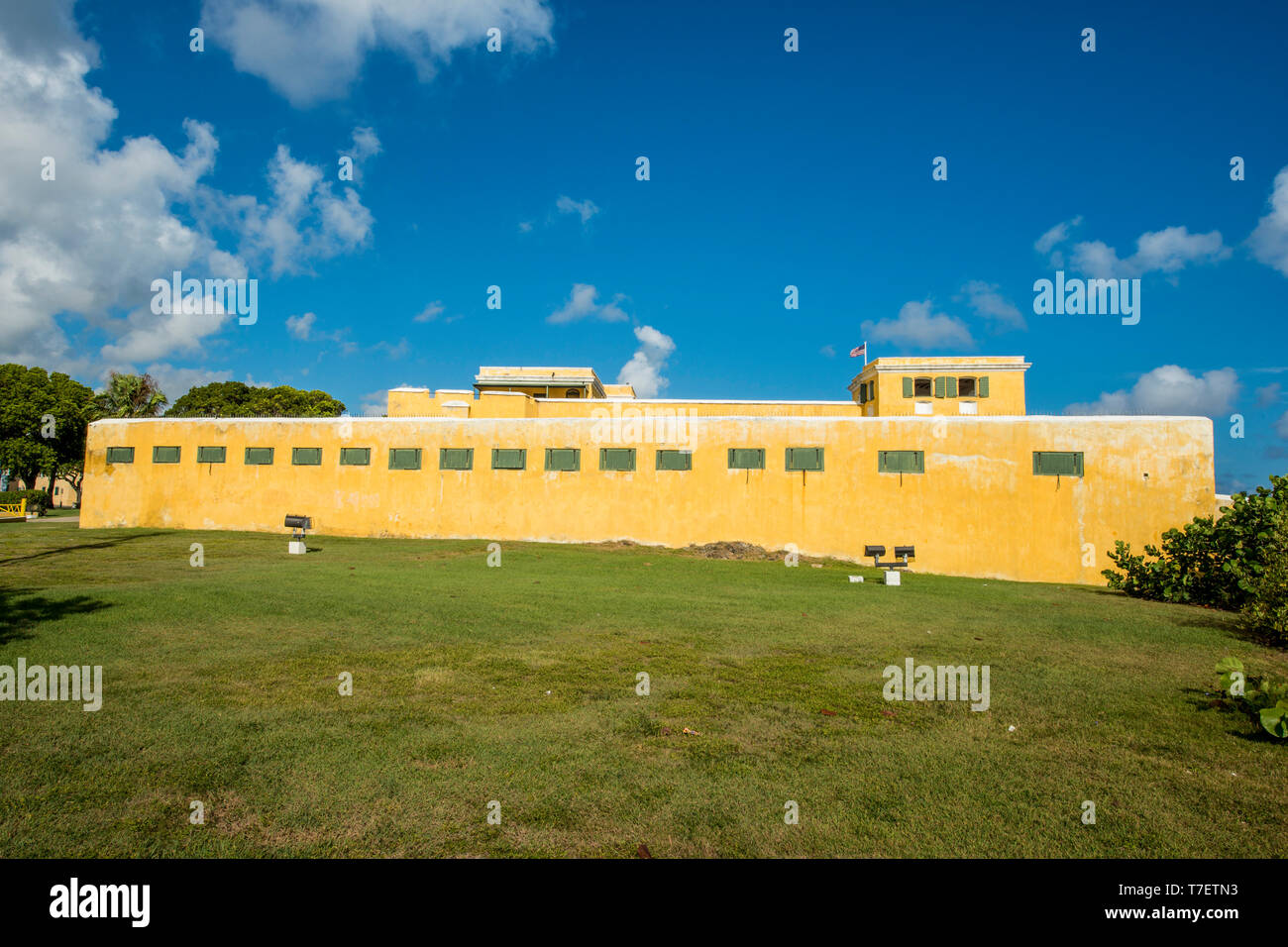 Fort Christiansværn, Christiansted National Historic Site, Christiansted, St. Croix, US Virgin Islands. Stock Photo