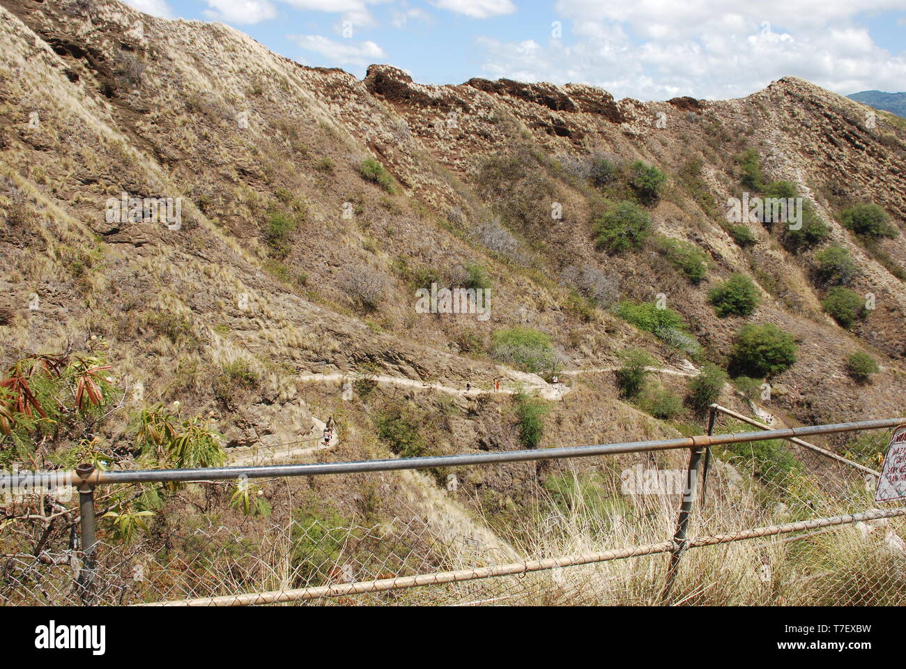 Diamond head trail waikiki oahu hi-res stock photography and images - Alamy