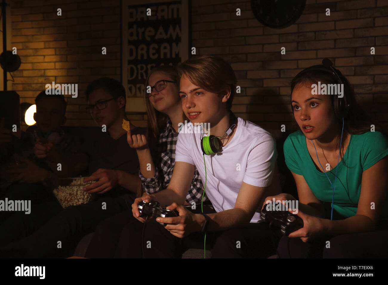 Modern player live streaming video games play on computer, having fun with  rpg tournament. Young adult playing online action shooting game with  multiple players on pc, shooter challenge Stock Photo - Alamy