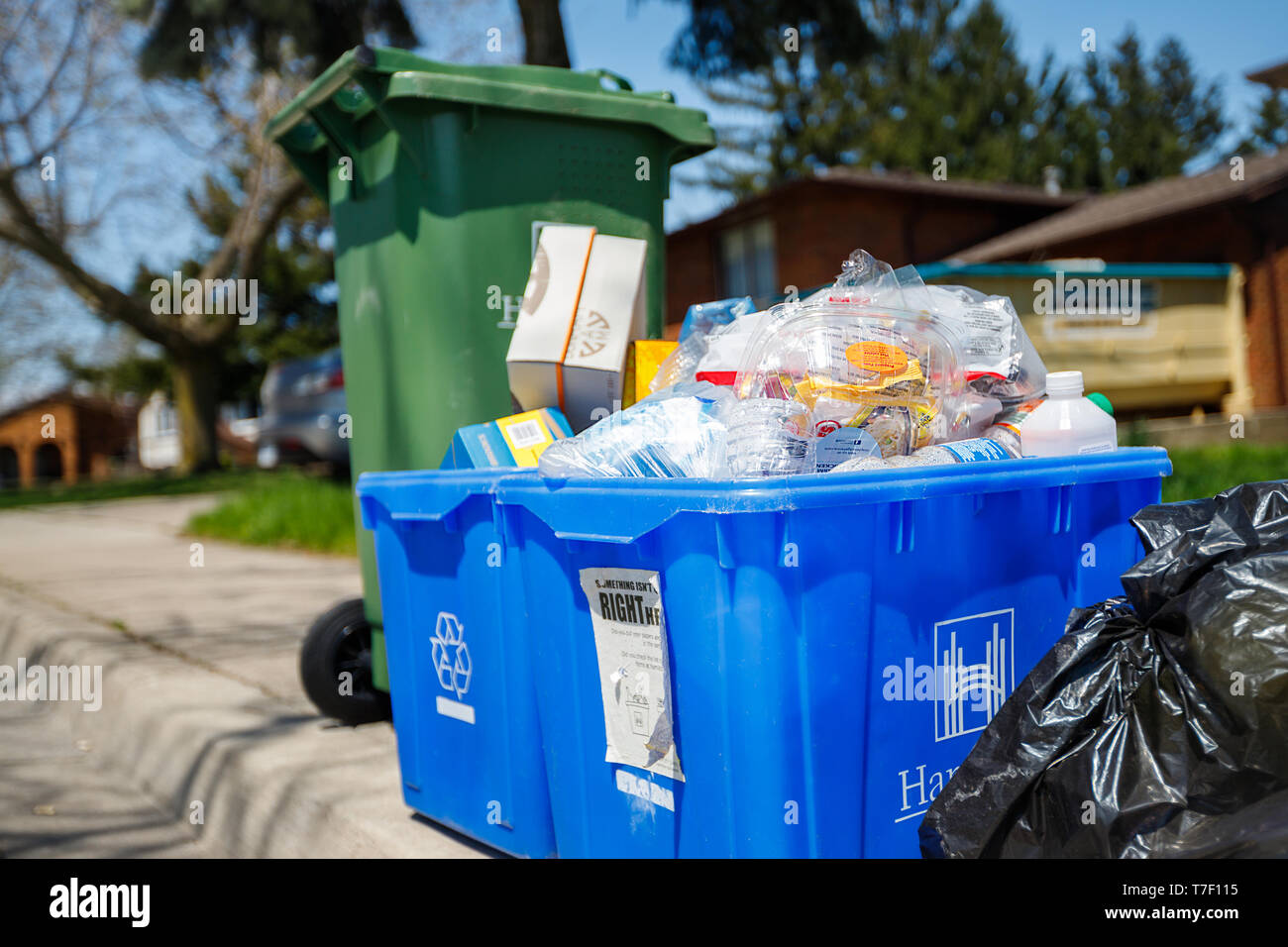 Curb waste hires stock photography and images Alamy