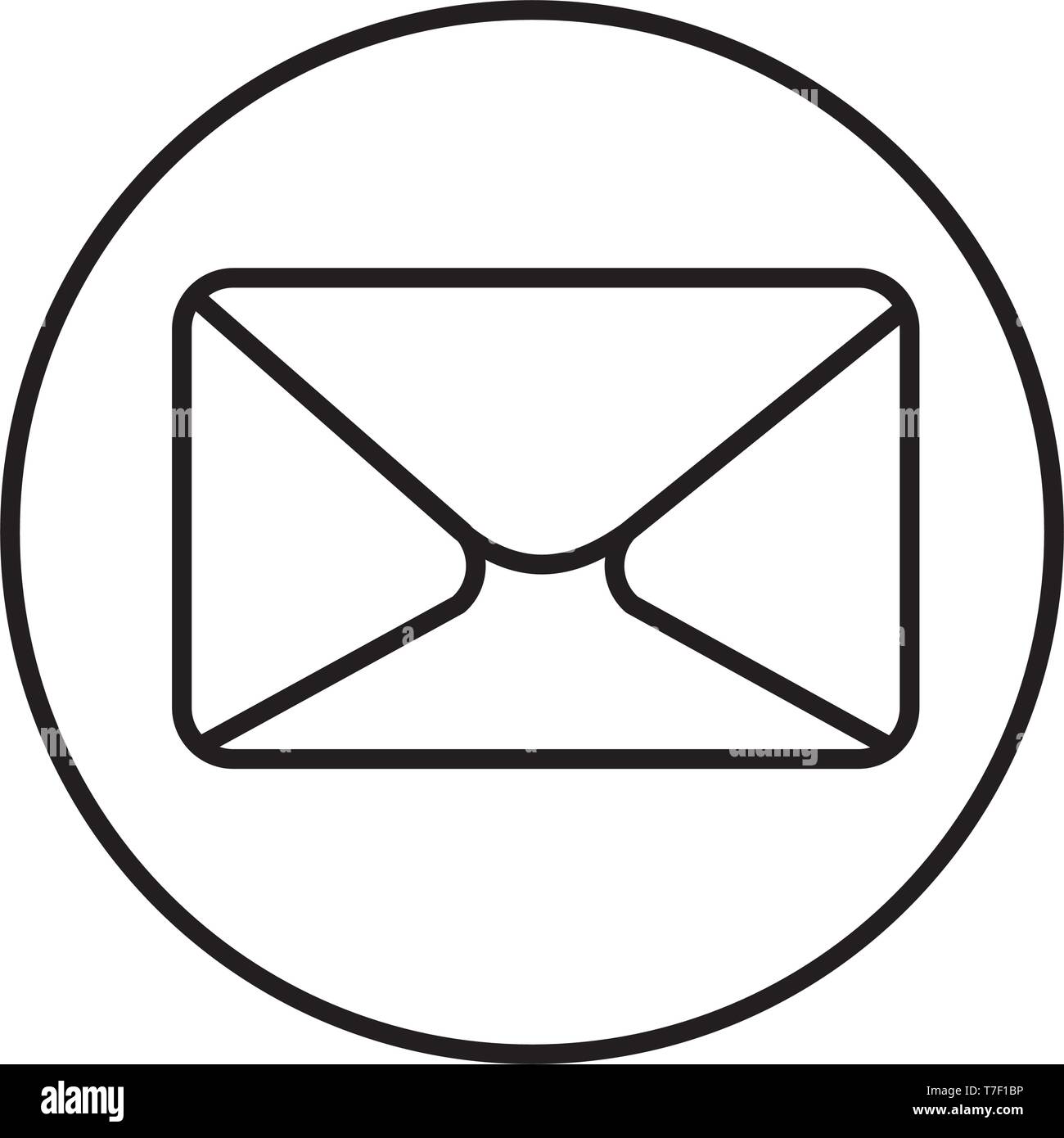 envelope mail social icon Stock Vector Image & Art - Alamy