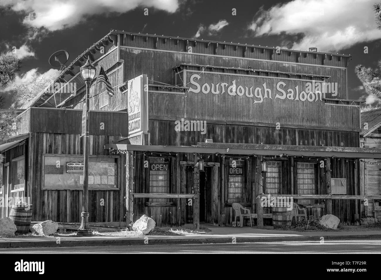 Old Sourdough Saloon in Beatty BEATTY, USA MARCH 29, 2019 Stock