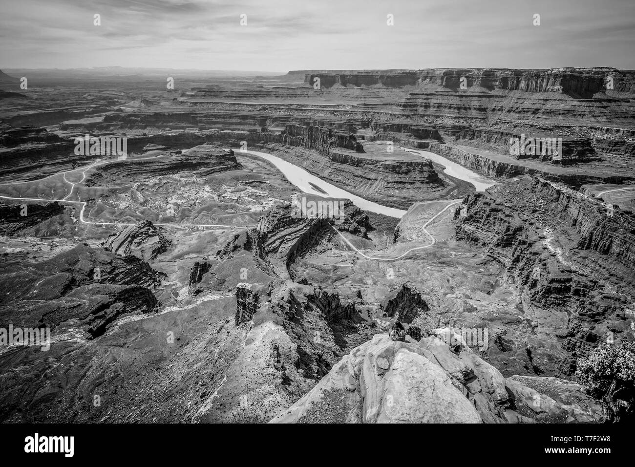 Famous Dead Horse Point in Utah - a tourist attraction - UTAH, USA - MARCH 20, 2019 Stock Photo