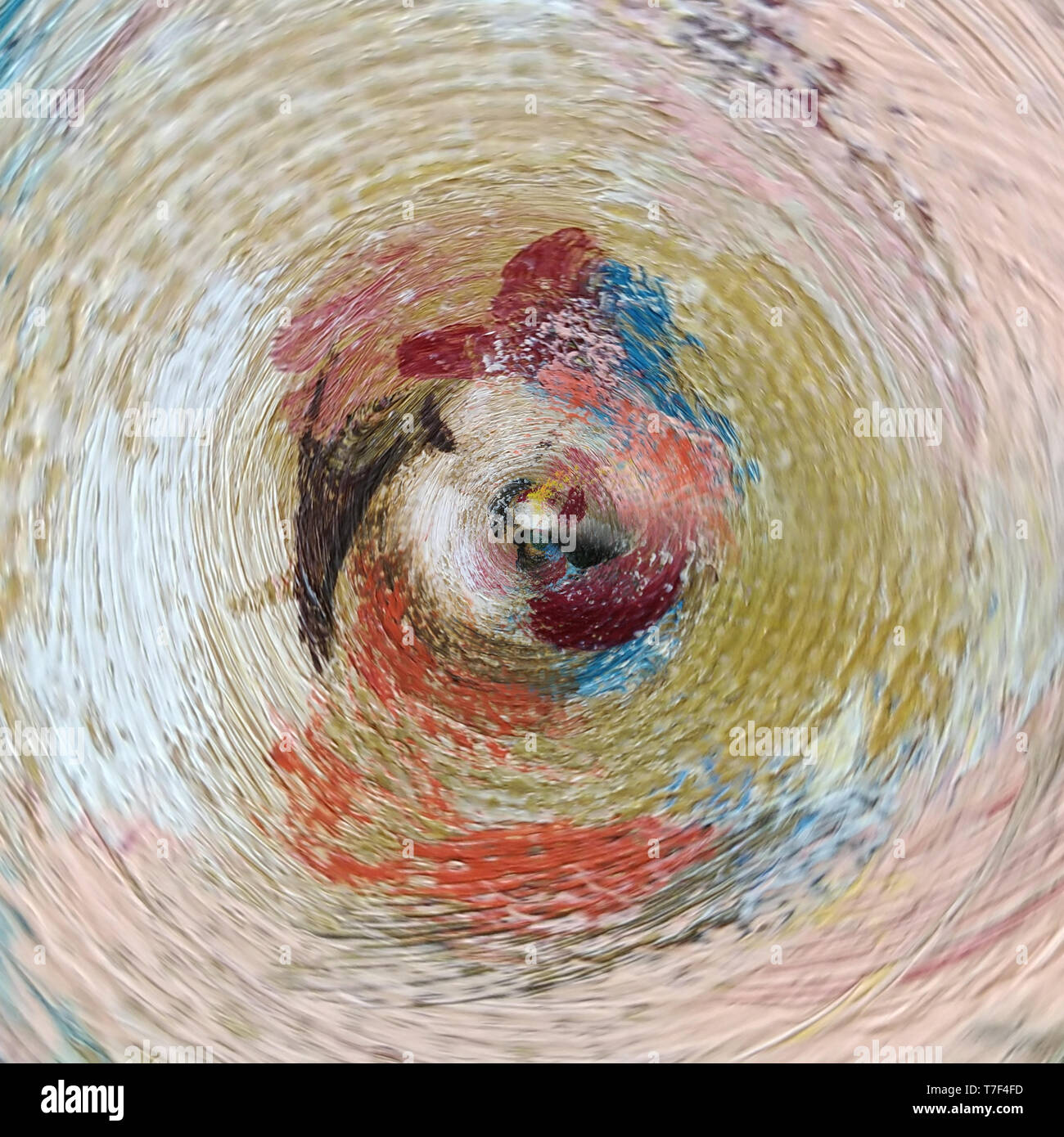 Oil style pastel drawing. Abstract color background. Fine art print