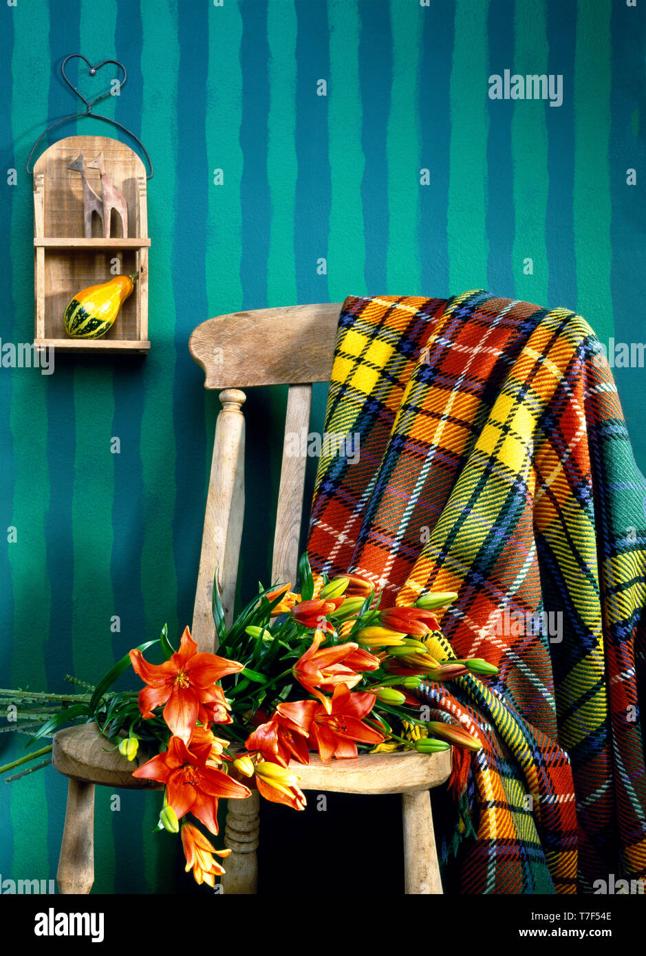 Tartan chair hires stock photography and images Alamy
