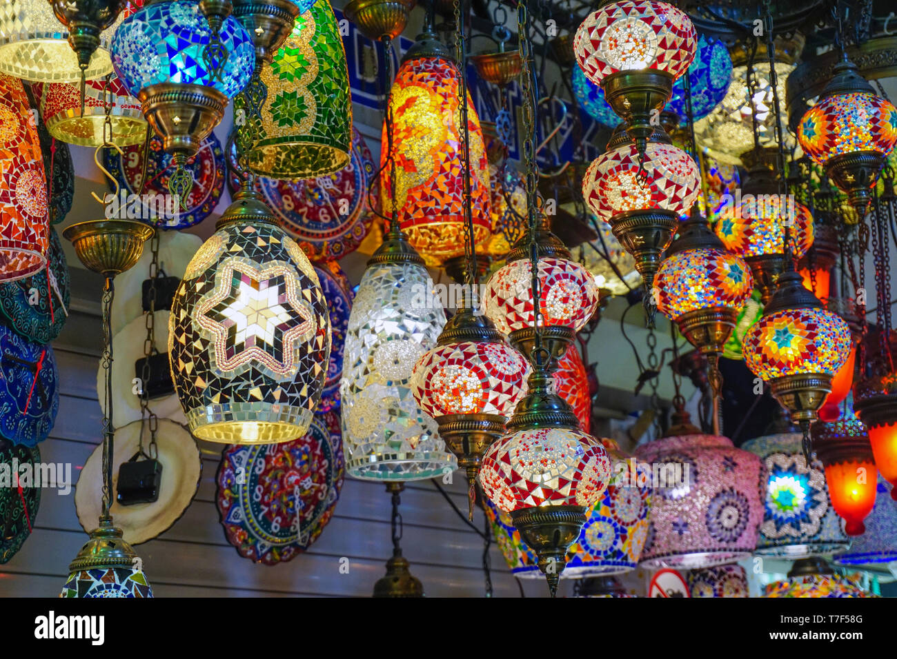 Colored glass lanterns hi-res stock photography and images - Alamy