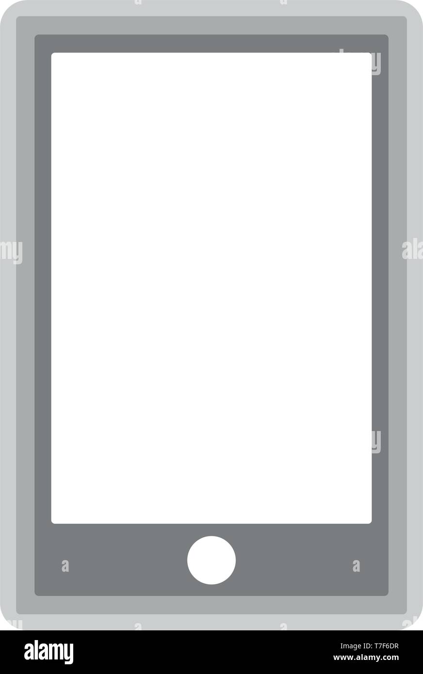 Isolated smartphone symbol on white background Stock Vector Image & Art ...