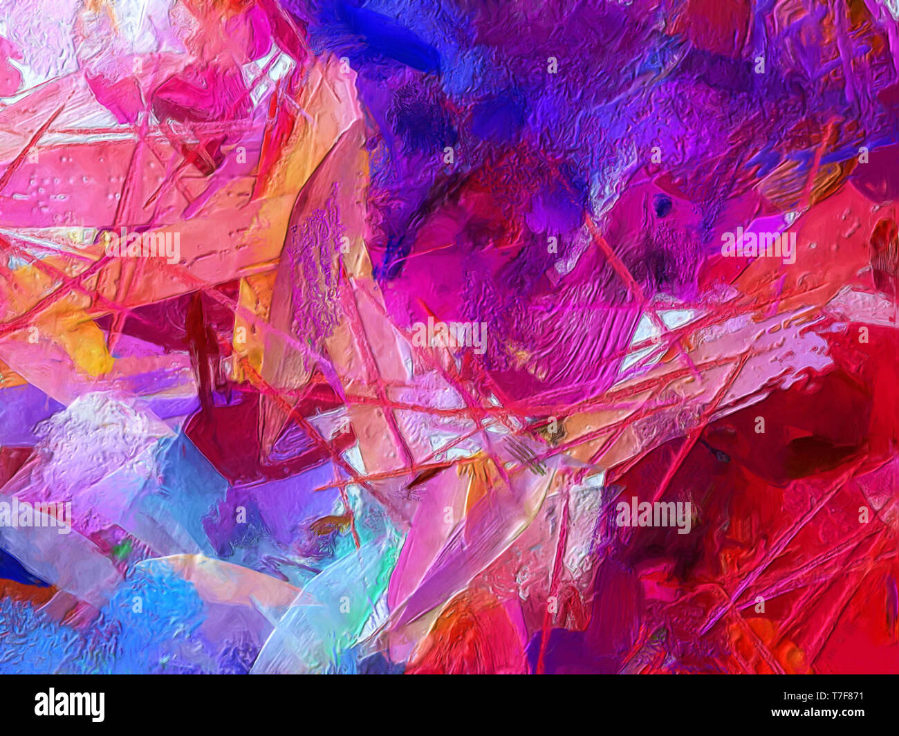 Abstract impressionism style oil painting background. Home decor wall ...