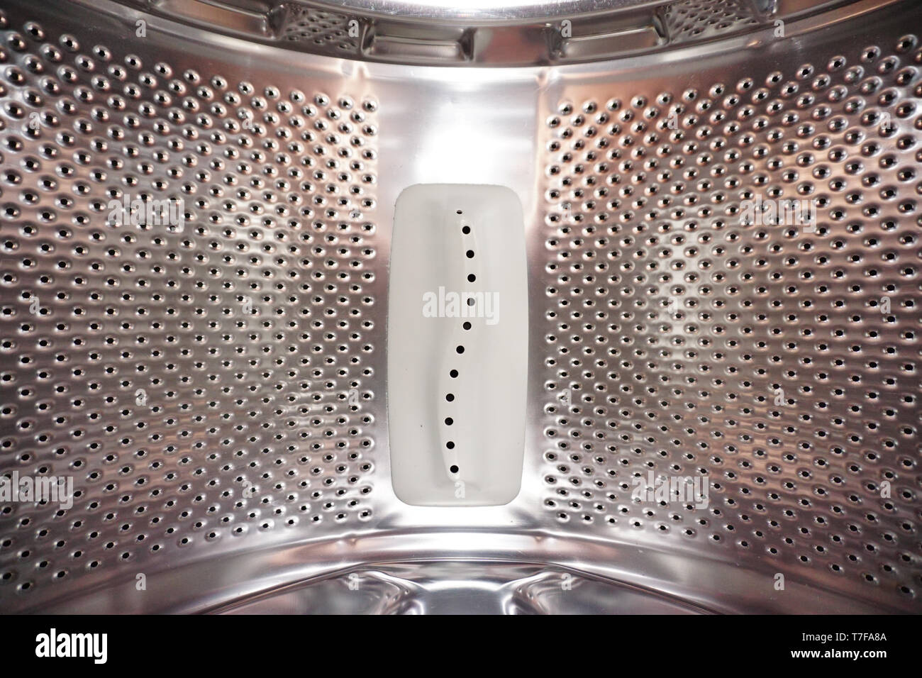Interior of an empty washing machine drum Stock Photo Alamy
