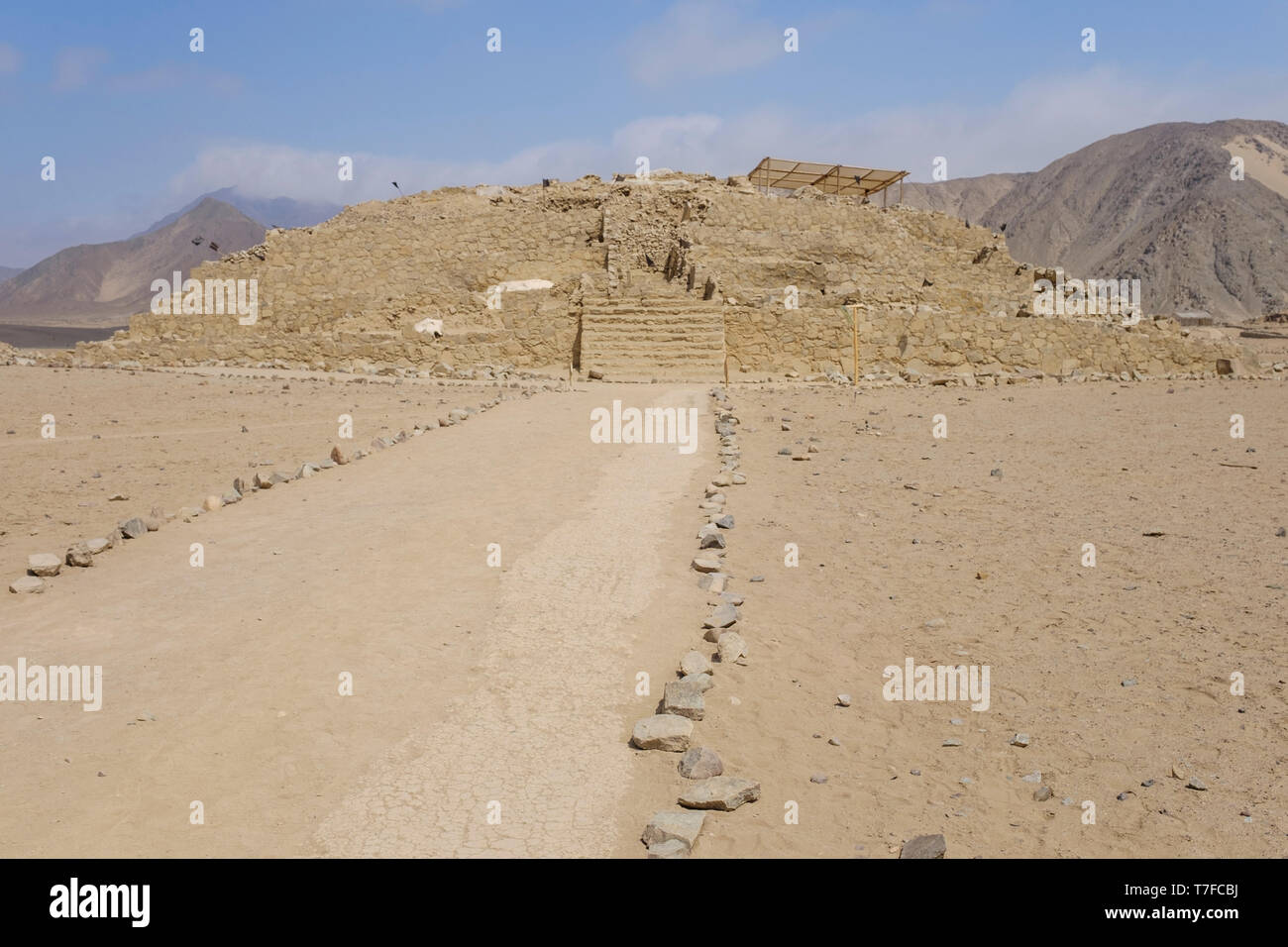 Caral Map The archaeological site of The Sacred City of Caral (or Caral-Supe ...