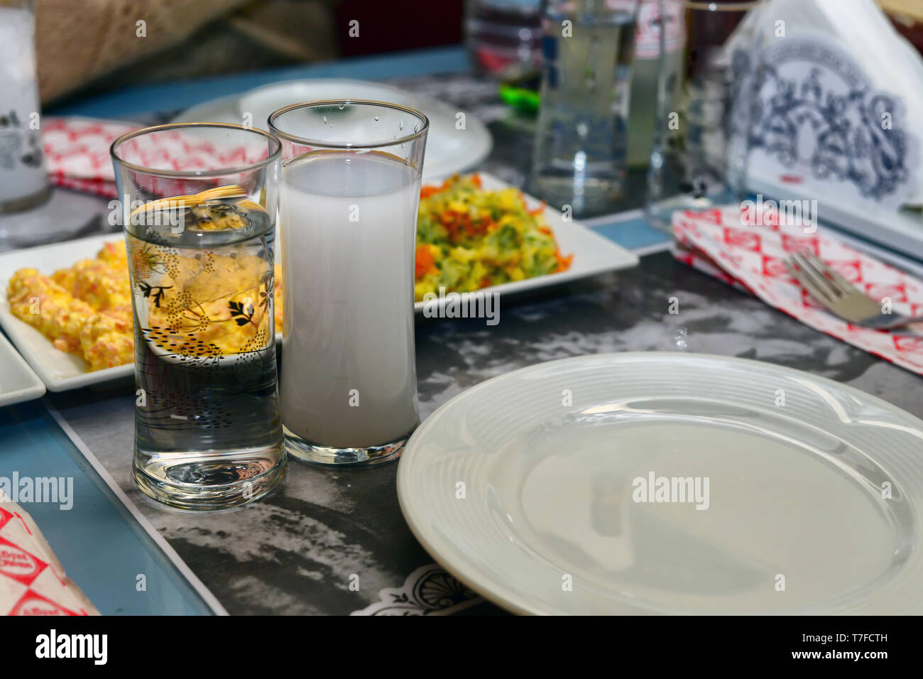 Raki table hi-res stock photography and images - Alamy