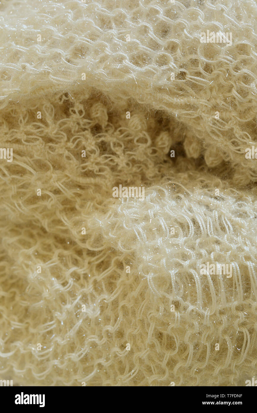 Wool scarf template texture background Stock Photo