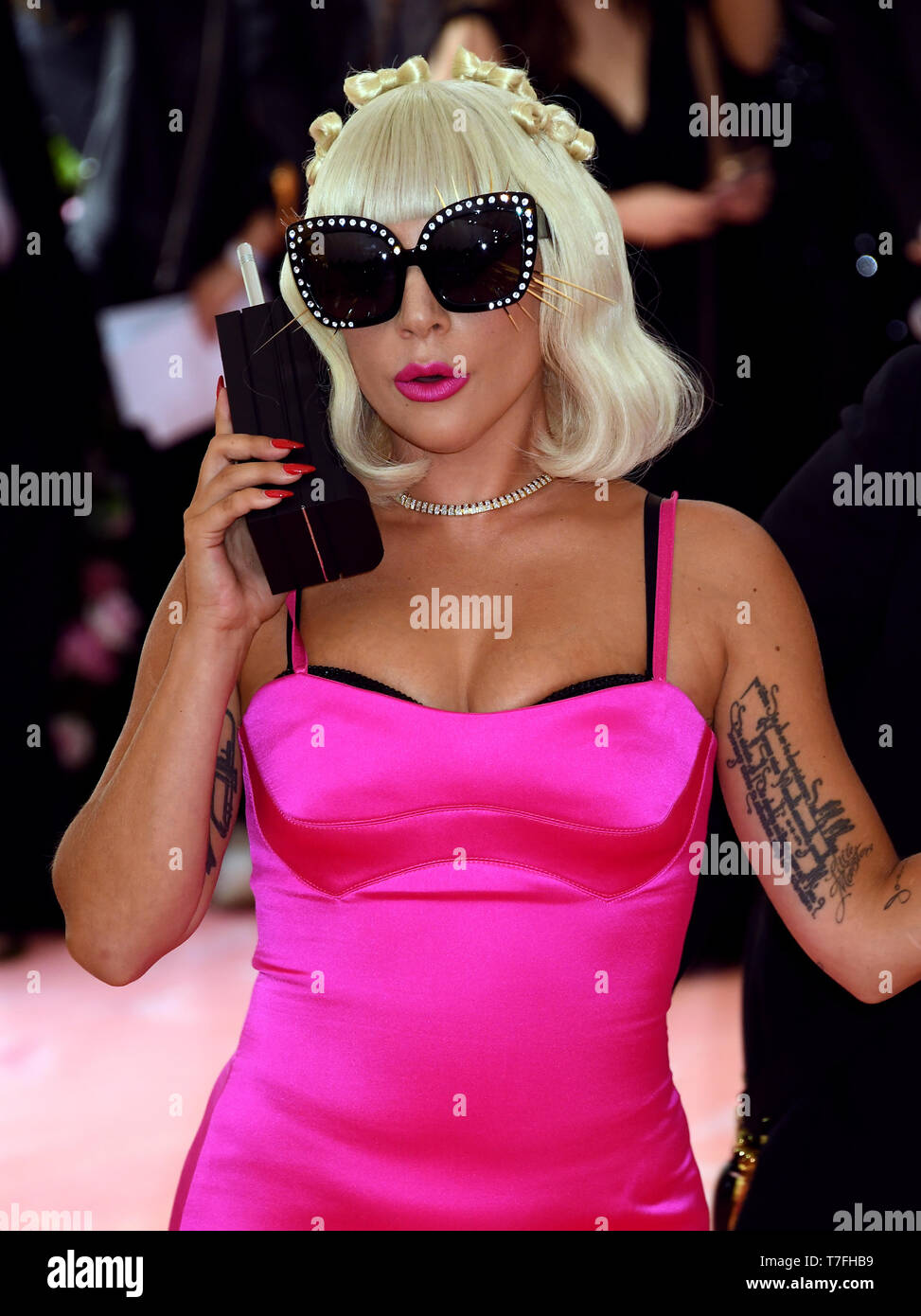 Lady Gaga attending the Metropolitan Museum of Art Costume Institute Benefit Gala 2019 in New York, USA. Stock Photo