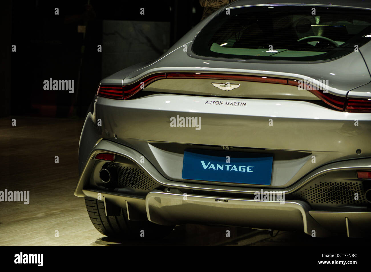 2019 Shanghai Auto Show Aston Martin booth Stock Photo Alamy