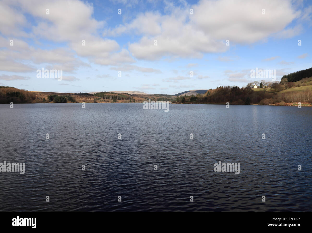 Llwyn Onn Reservoir Stock Photo
