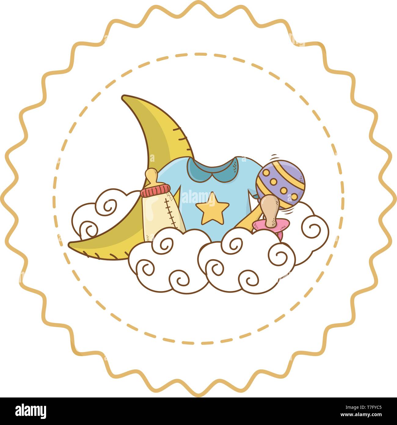 Moon & Cloud Pacifier Moon & Cloud Pacifier