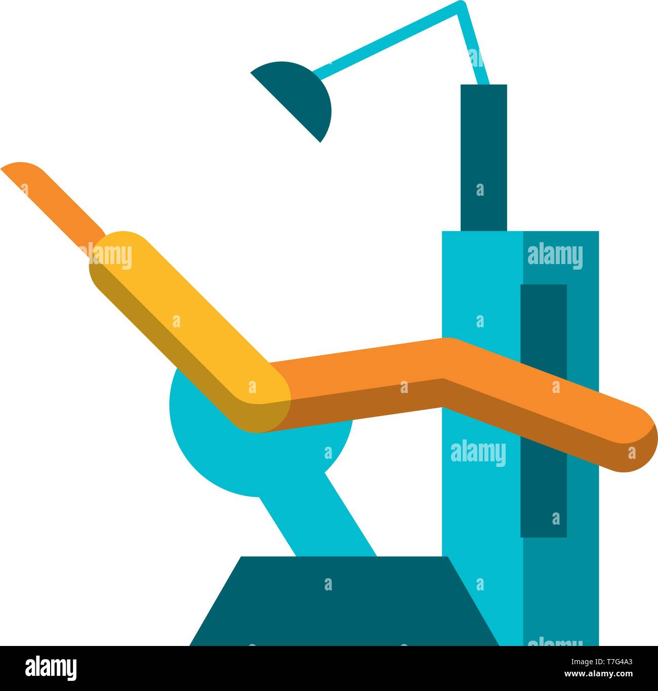 Dentistry office chair with lamp Stock Vector Image & Art - Alamy