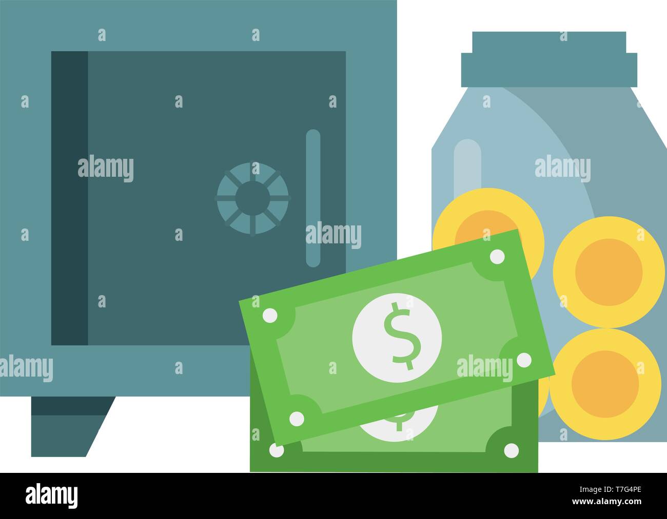 Money savings and investment Stock Vector Image & Art - Alamy