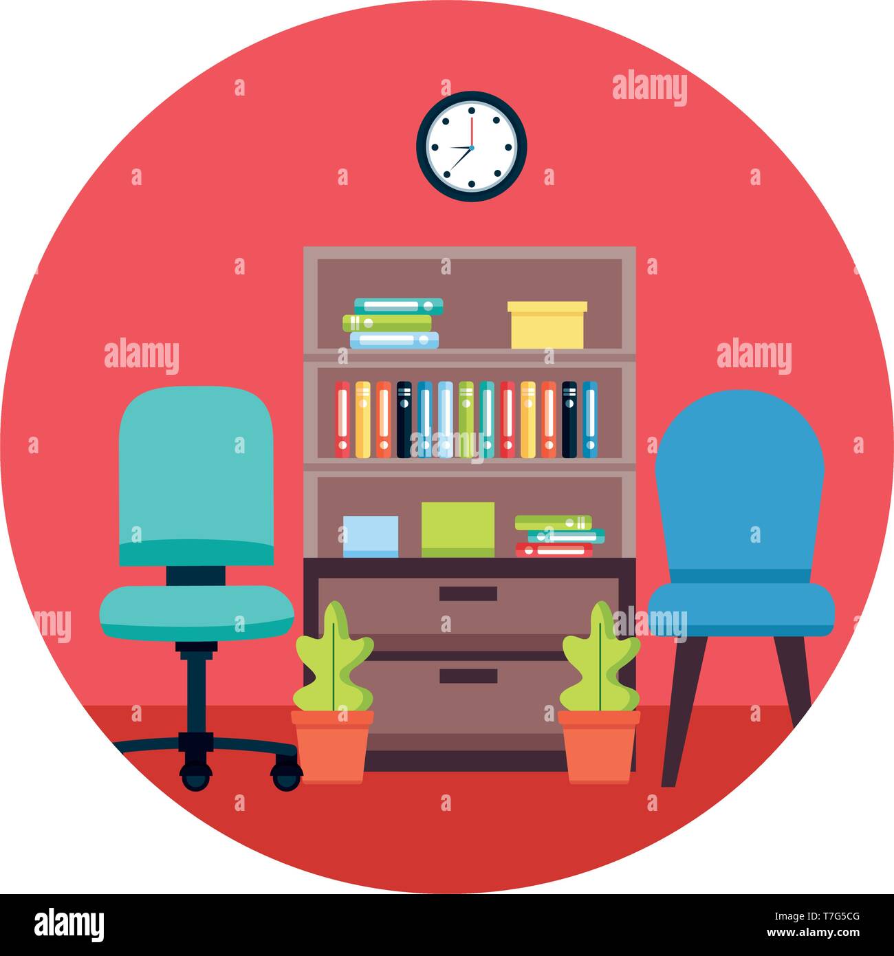 workplace office furniture Stock Vector Image & Art Alamy