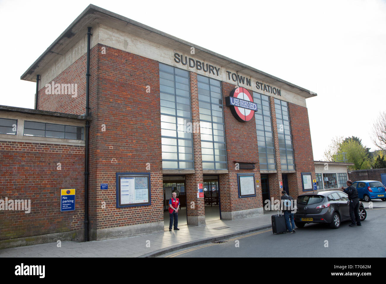 Sudbury Town Underground Station exterior Stock Photo Alamy