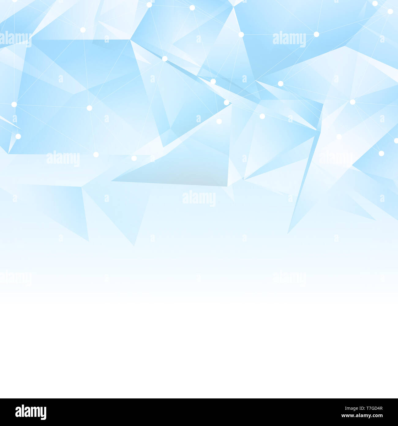 Abstract low poly background with connecting lines and dots Stock Photo ...