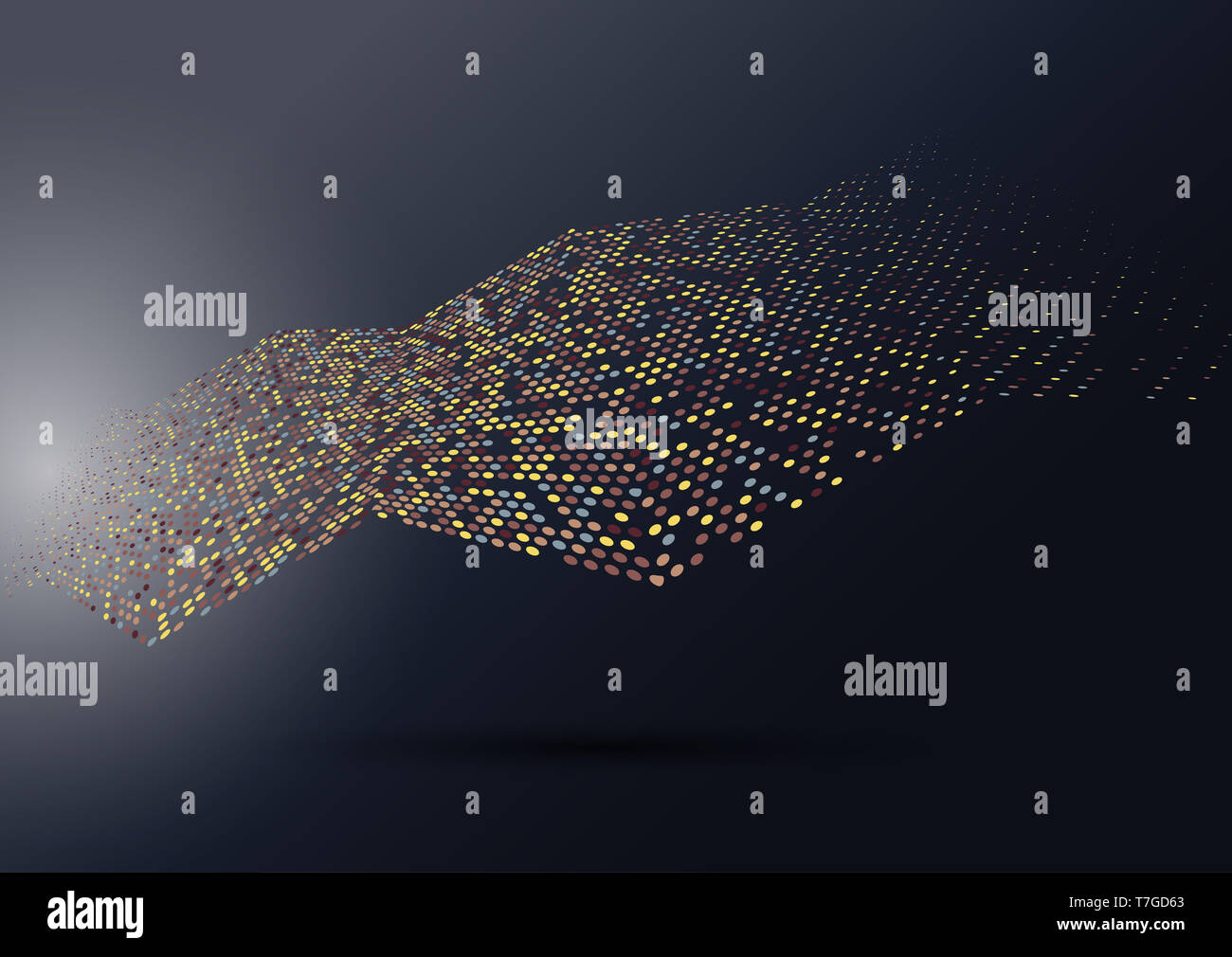 Abstract design background with halftone dots Stock Photo - Alamy