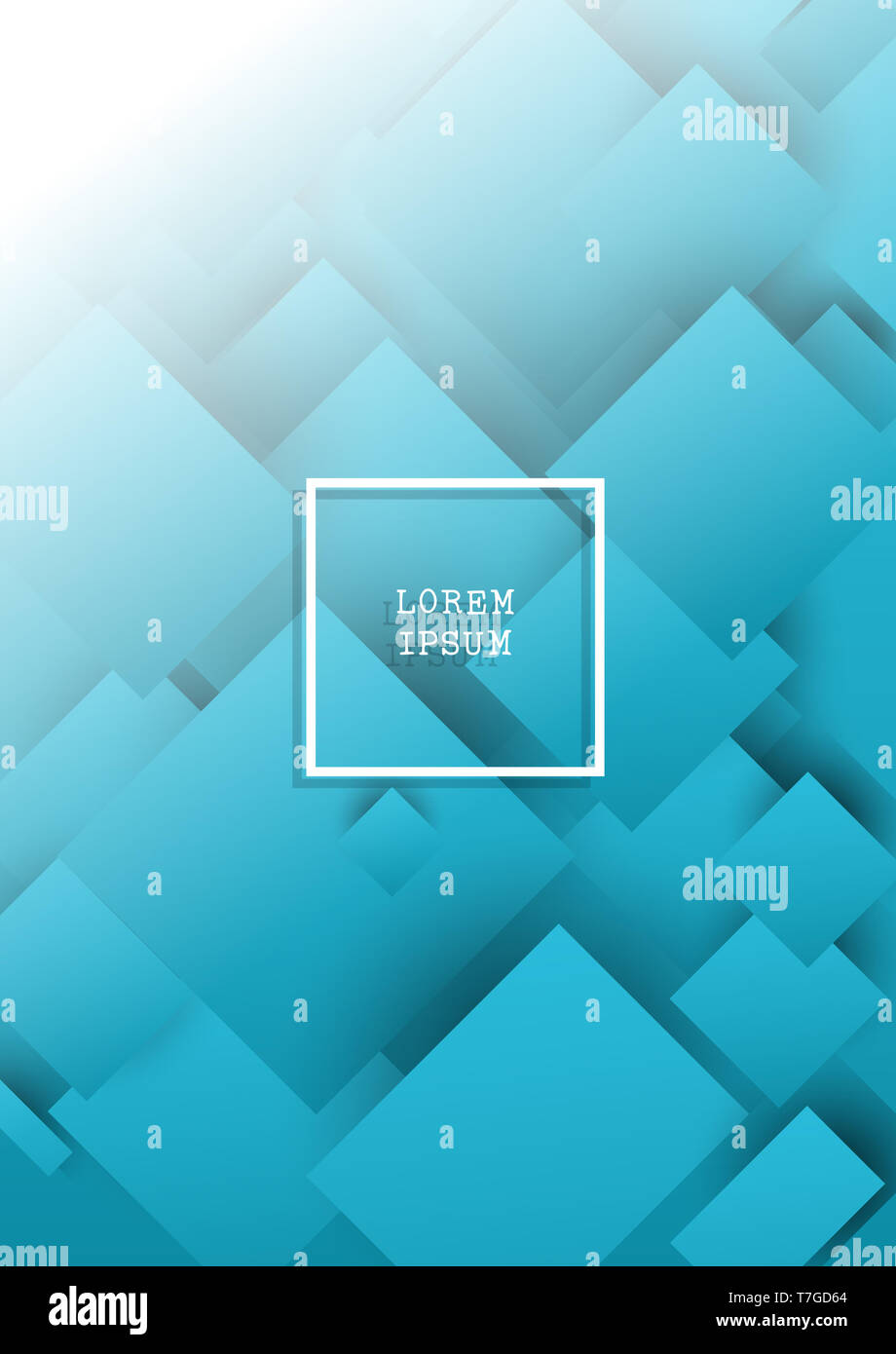 Abstract background with squares design Stock Photo - Alamy