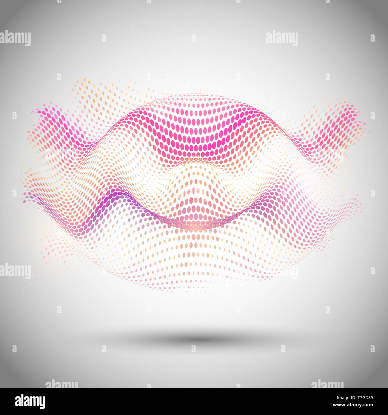 Abstract background with halftone dots design Stock Photo - Alamy