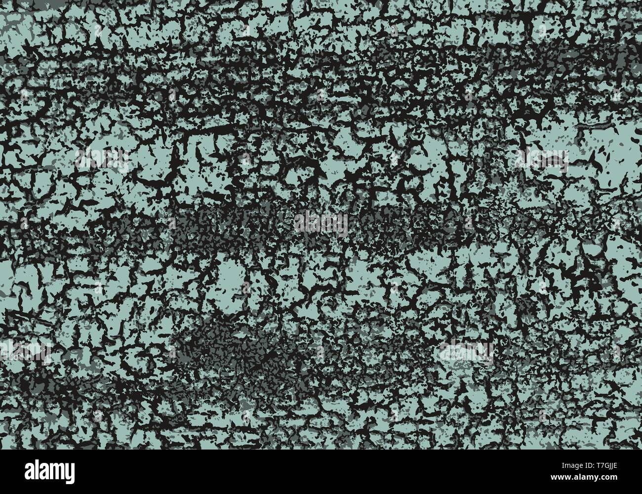 Grunge texture background. Vector illustration. Abstract textured black background Stock Vector
