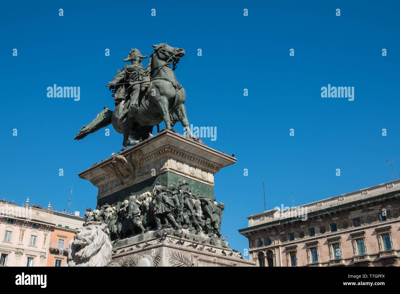 Equestrian monument to Vittorio Emanuele II, first King of Italy