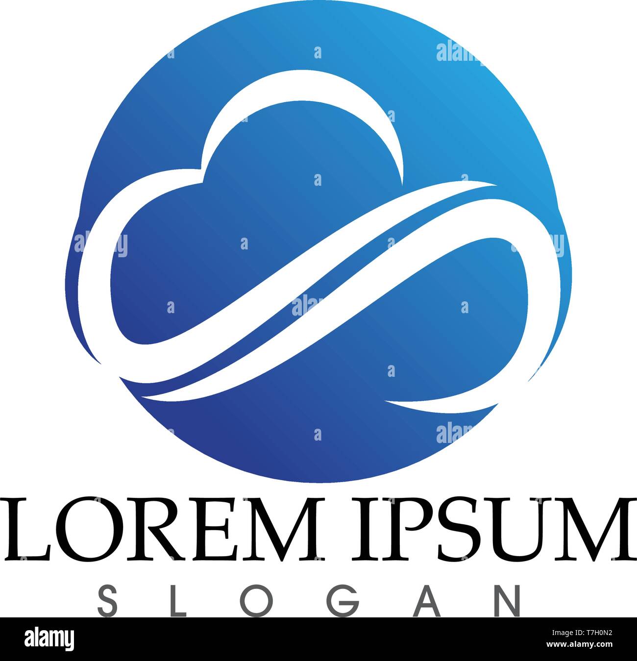 Cloud logo template vector illustration design icons Stock Vector Image ...