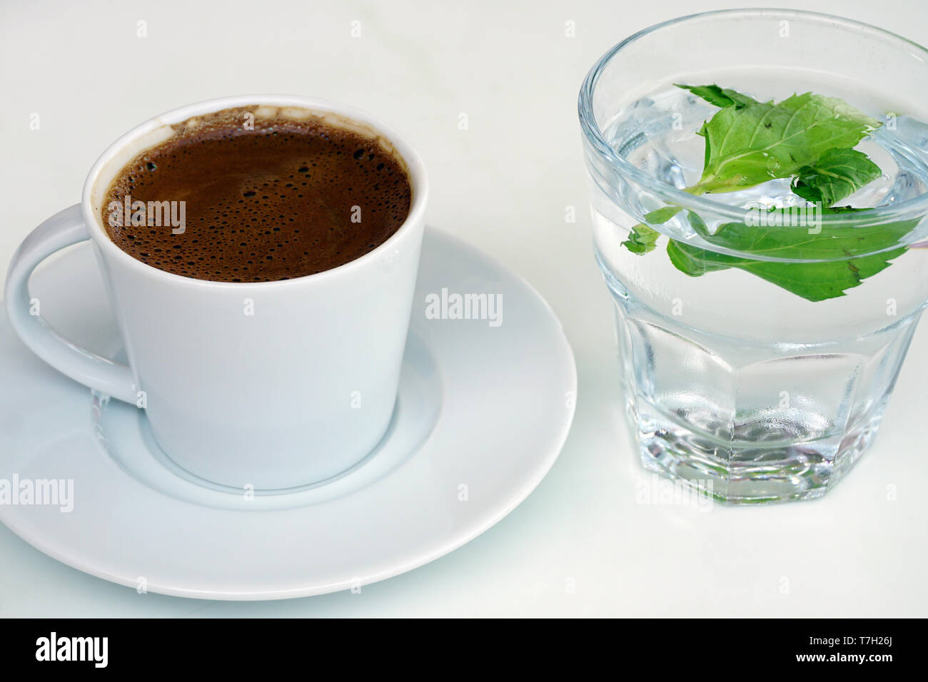 Turkish coffee and traditional fortunetelling Stock Photo