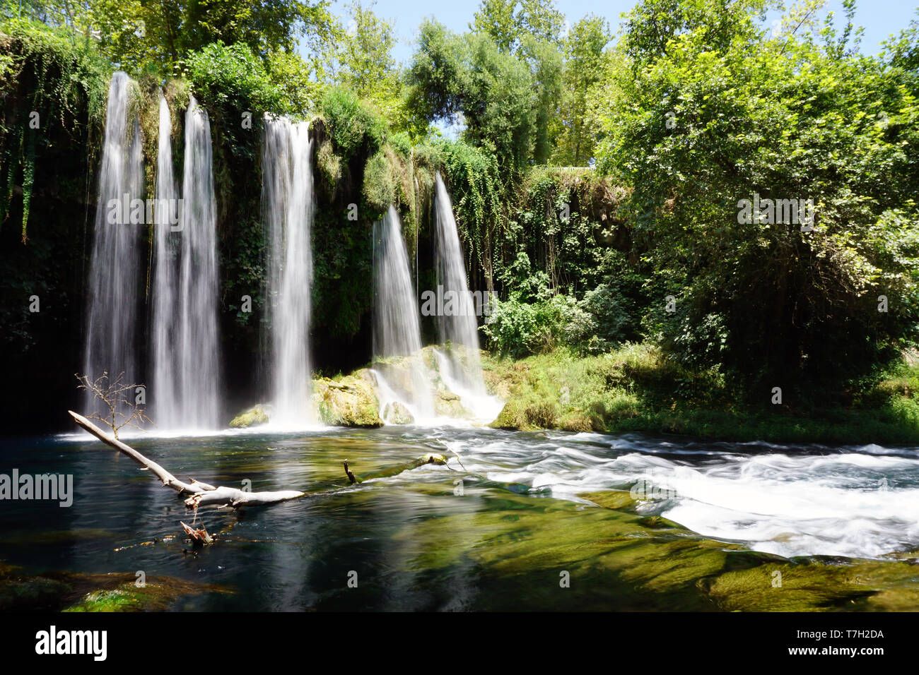 Manavgat duden waterfall in Antalya Turkey Stock Photo