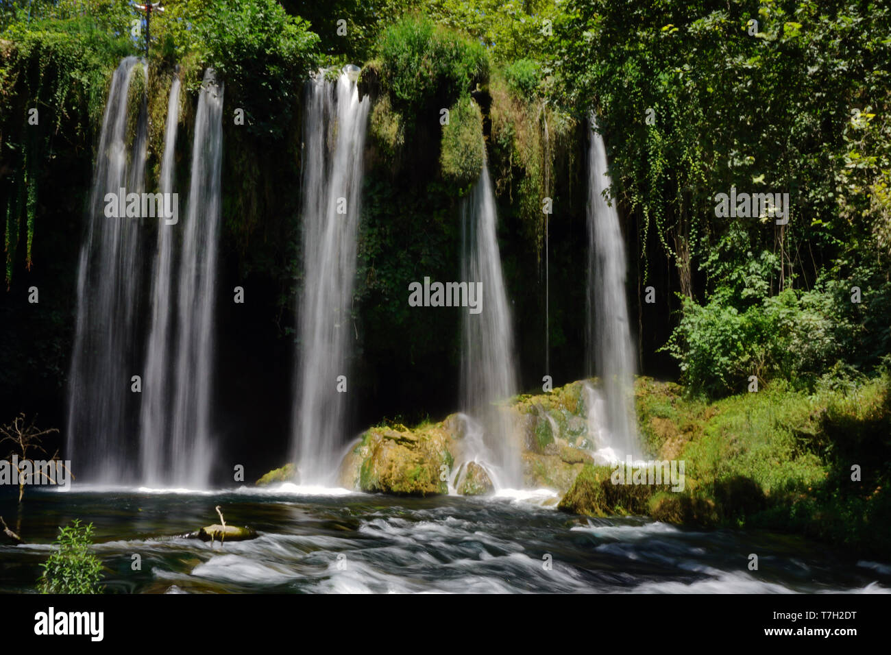 Manavgat duden waterfall in Antalya Turkey Stock Photo