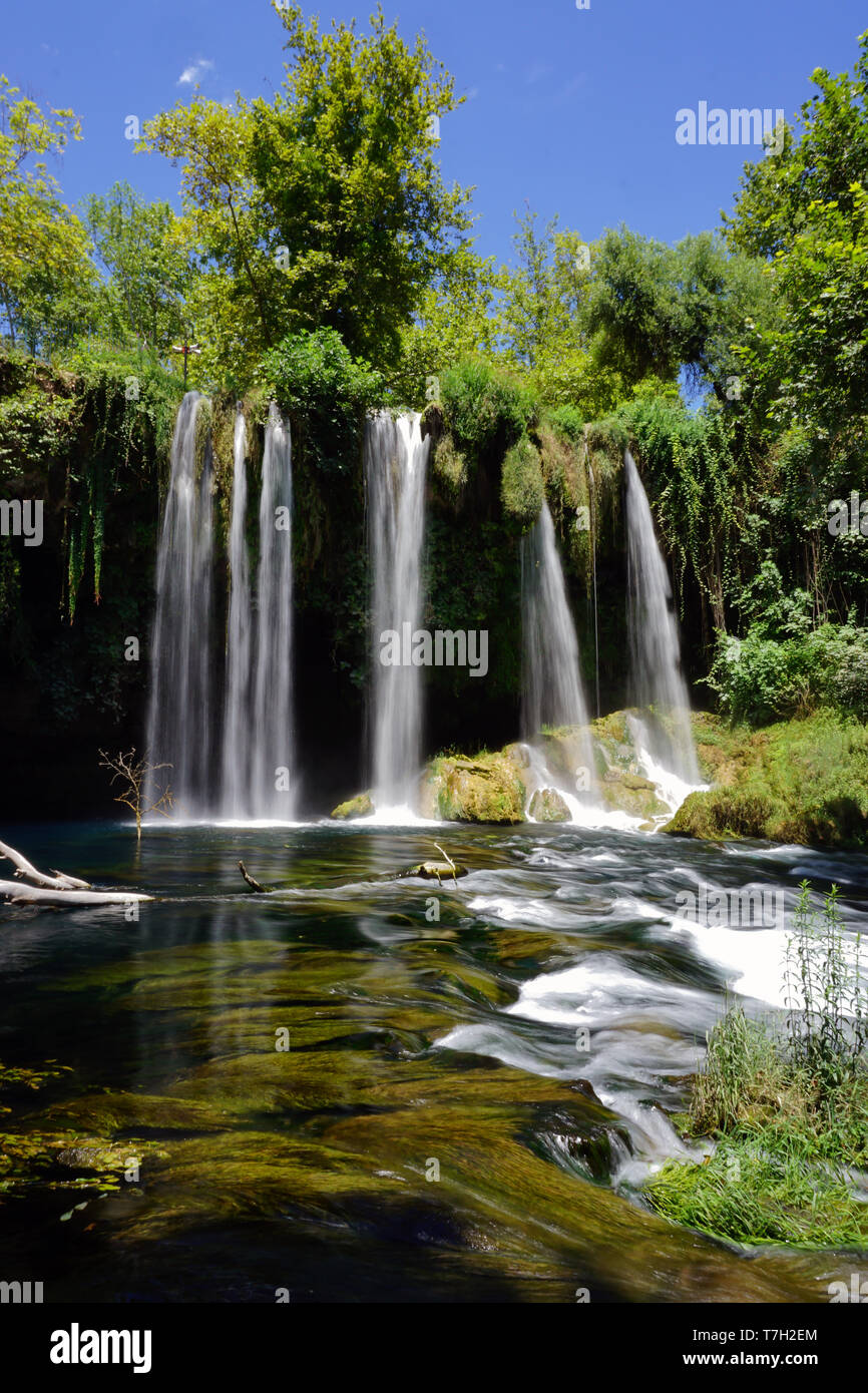 Manavgat duden waterfall in Antalya Turkey Stock Photo