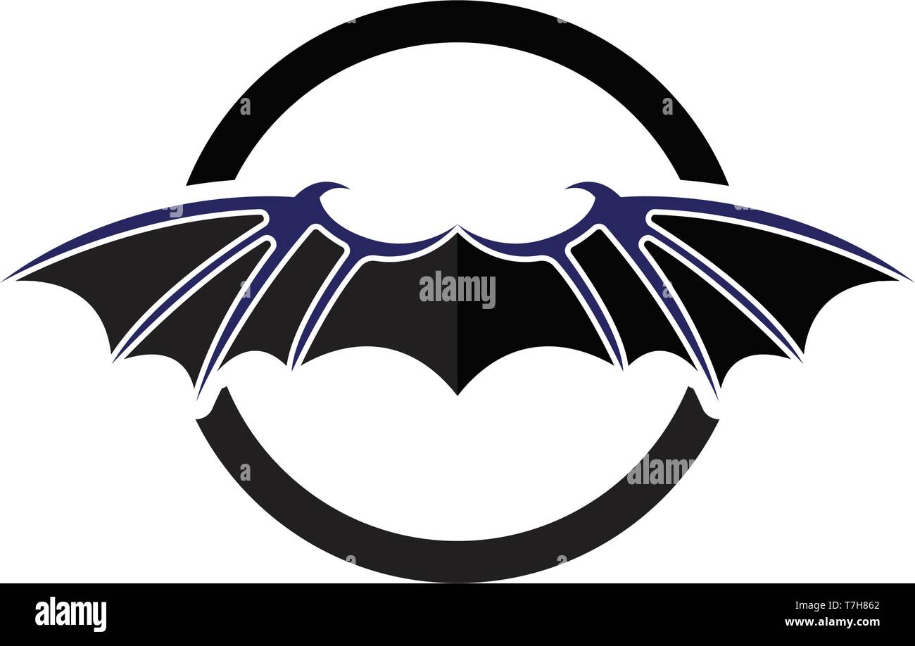 Head dragon flat color logo template vector illustration Stock Vector
