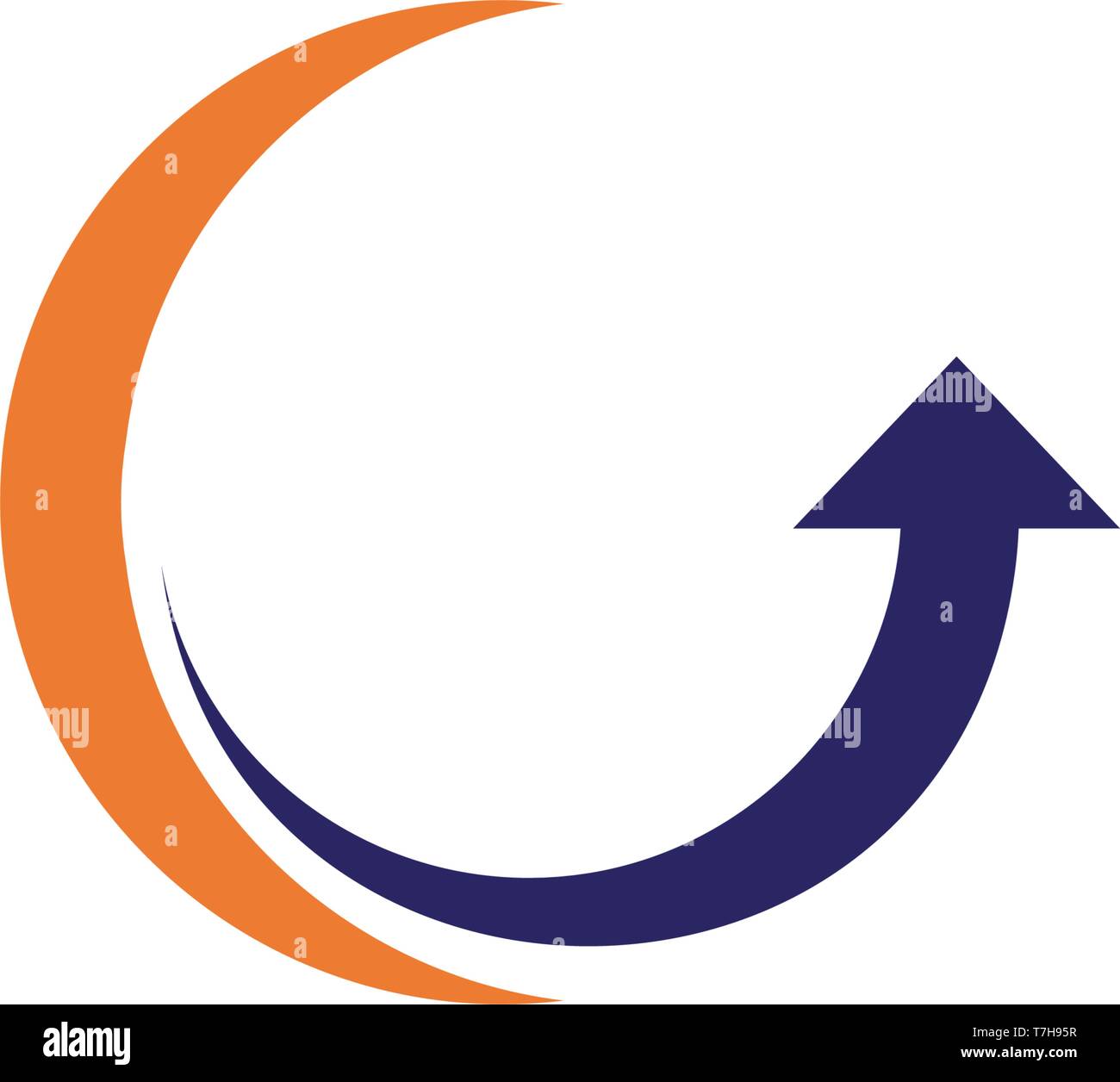 Arrows vector illustration icon Logo Template design Stock Vector Image ...