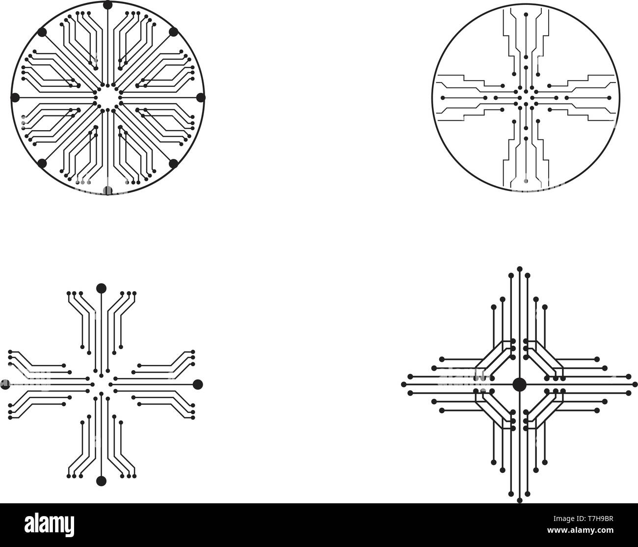Integrated circuit engineering symbol Cut Out Stock Images & Pictures ...
