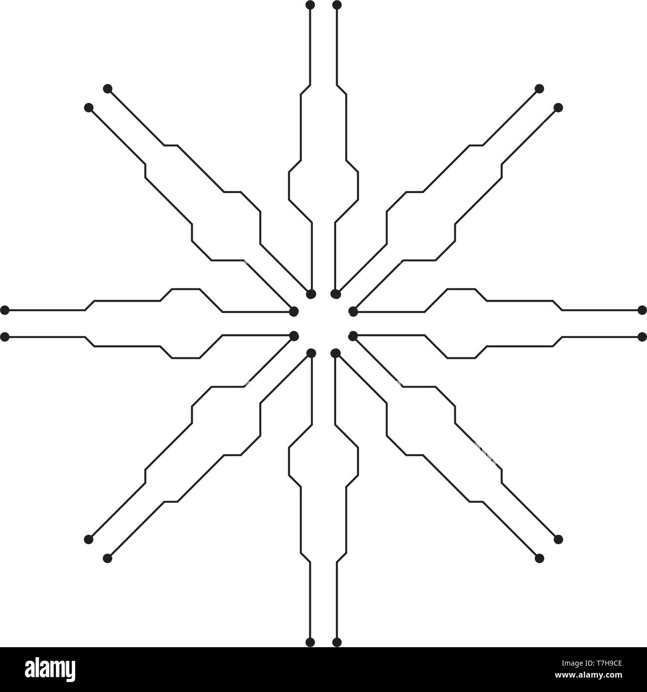 Integrated circuit engineering symbol Cut Out Stock Images & Pictures ...