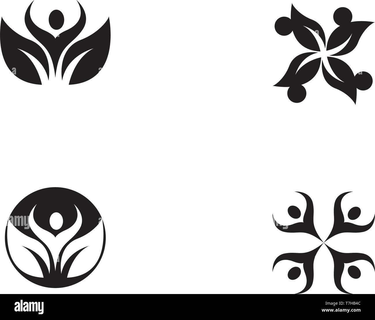 Health people nature logo Stock Vector Image & Art - Alamy