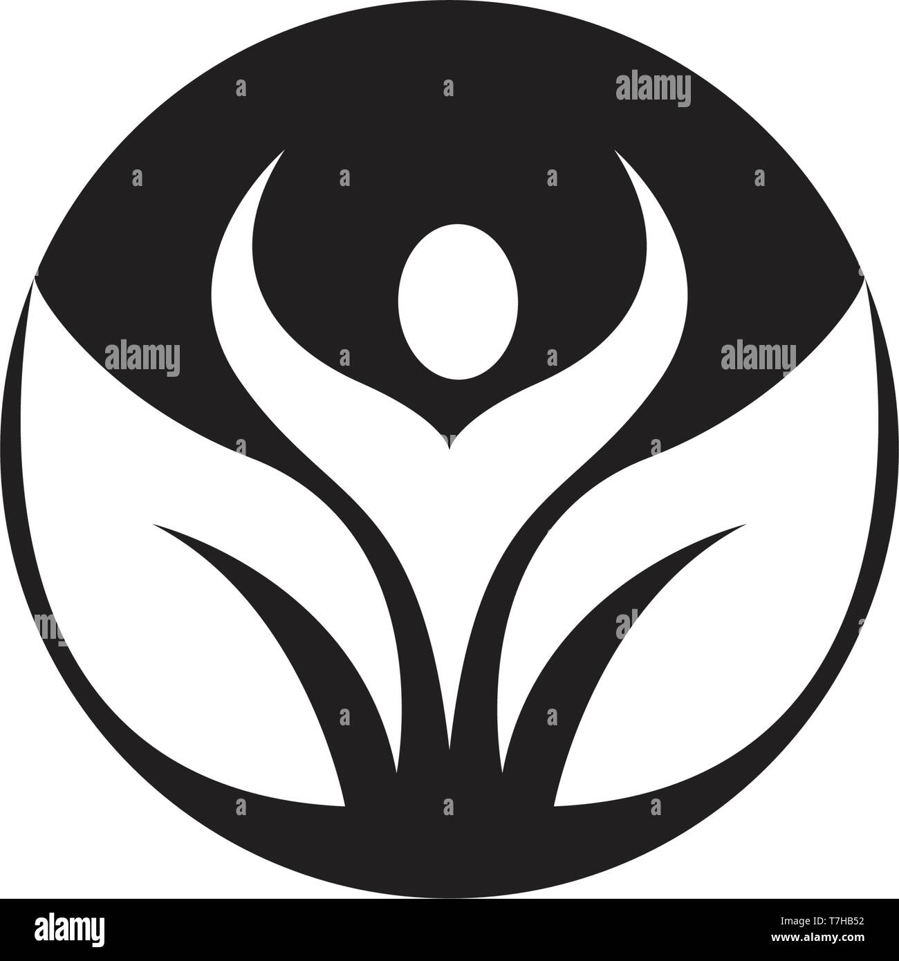 Health people nature logo Stock Vector Image & Art - Alamy