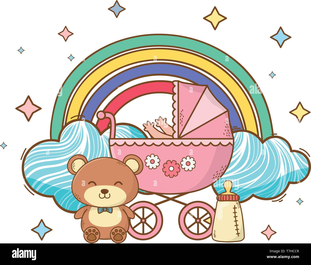 rainbow pram